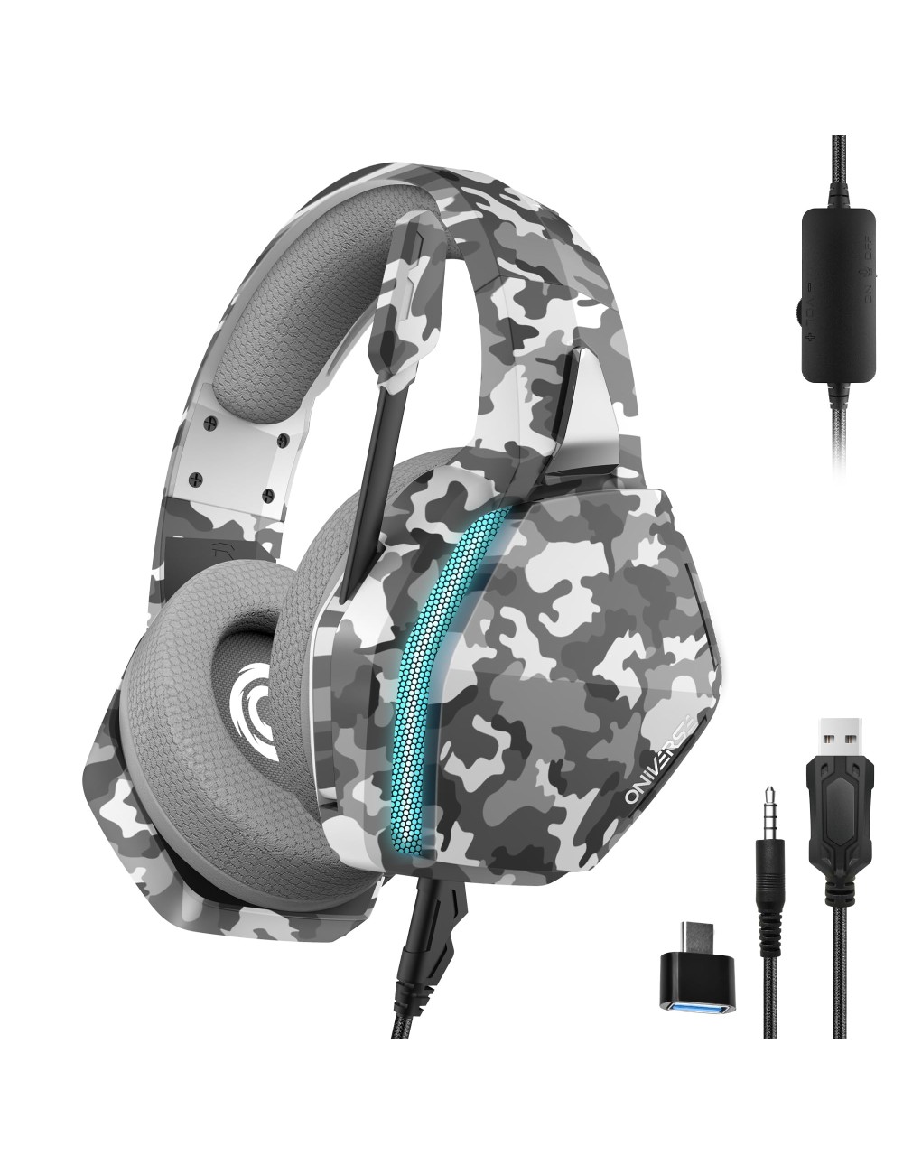 Oniverse - Gaming Headset Nebula - Urban Camo (Multiplateforme)
