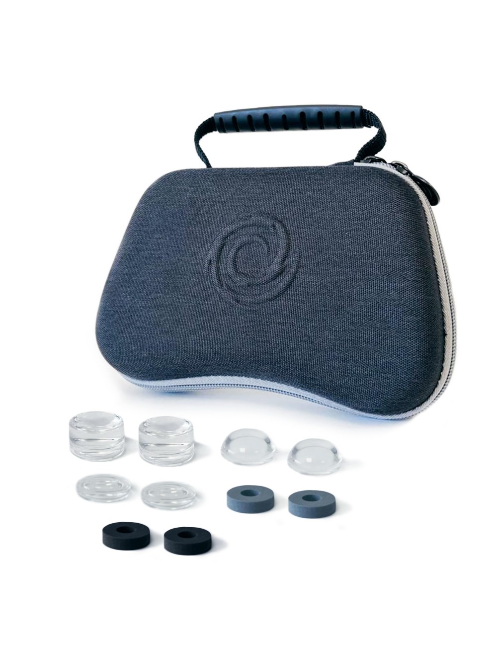 Oniverse - Controller Case With 10 Accessories 4 Rings + 6 Silicon Cap (Grey)