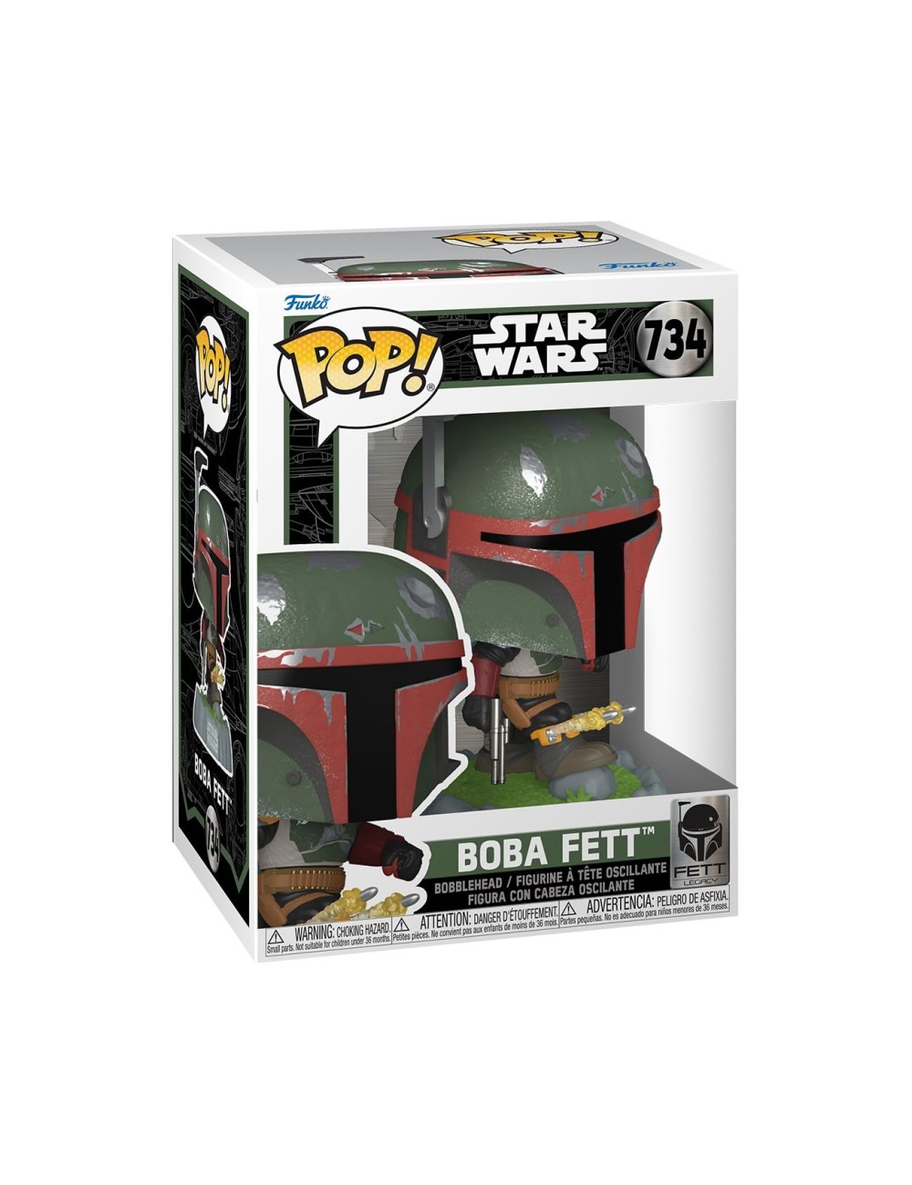 Figura Funko POP Star Wars: Fett Legacy - Boba Fett (Bobblehead) 734