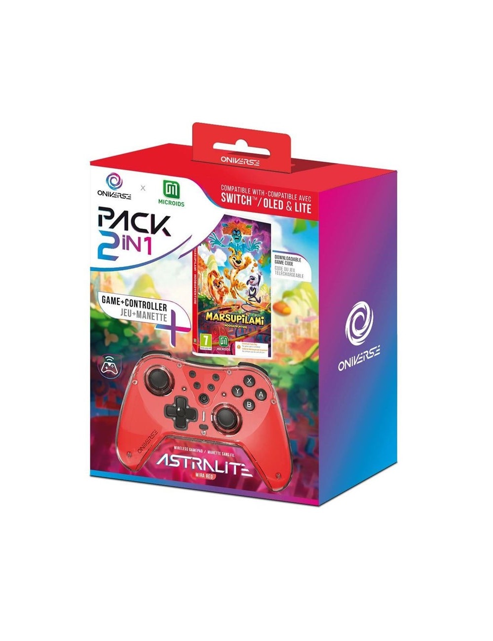 Oniverse - Bundle Code In Box Marsupilami + Controller (Switch - Pc - Mobile)