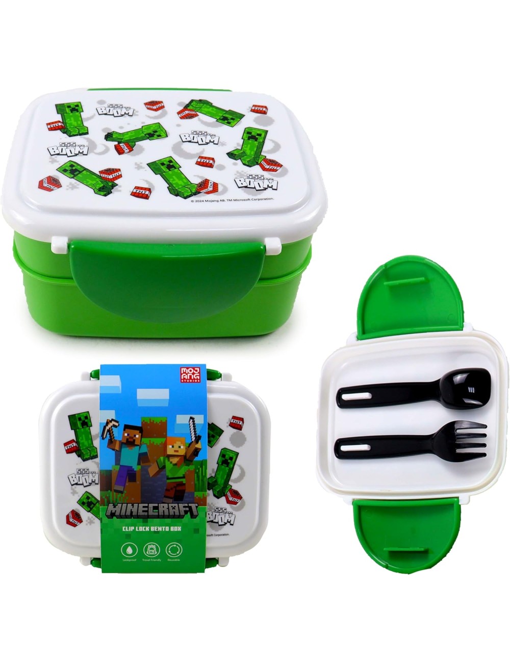 Lancheira com Talheres - Minecraft TNT