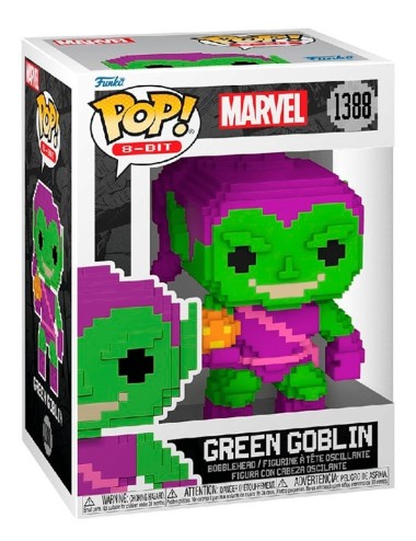 Figura Funko POP! 8-Bit: Marvel - Green Goblin (Bobblehead) 1388