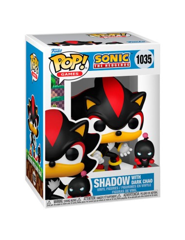 Figura Funko POP! Games: Sonic the Hedgehog - Shadow with Dark Chao 1035