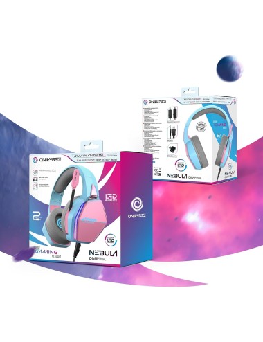 Oniverse - Gaming Headset Nebula - Diva Pink (Multiplataforma)