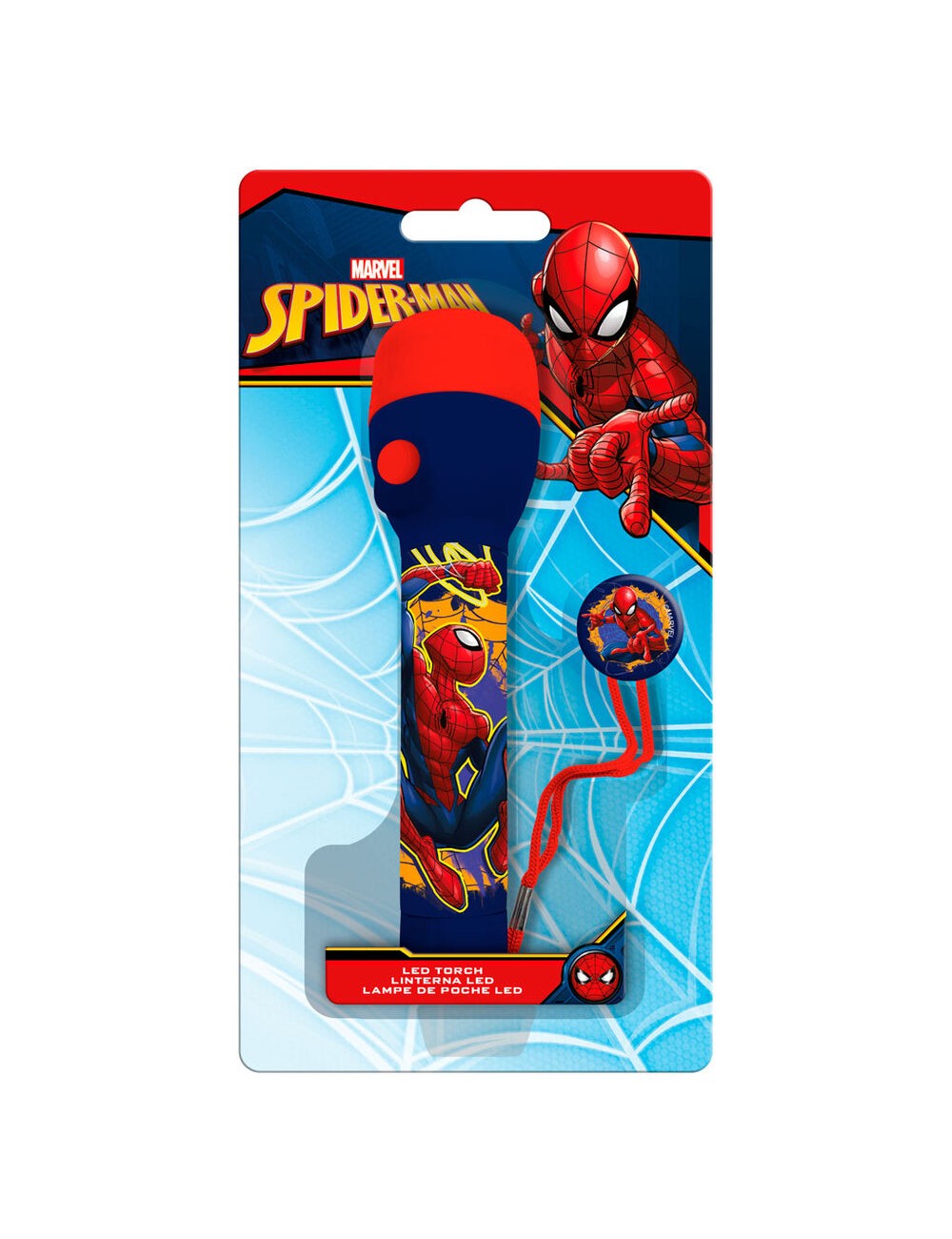 Linterna LED grande Spiderman Marvel