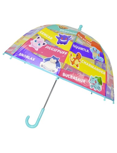 Paraguas manual transparente Pokemon 48cm