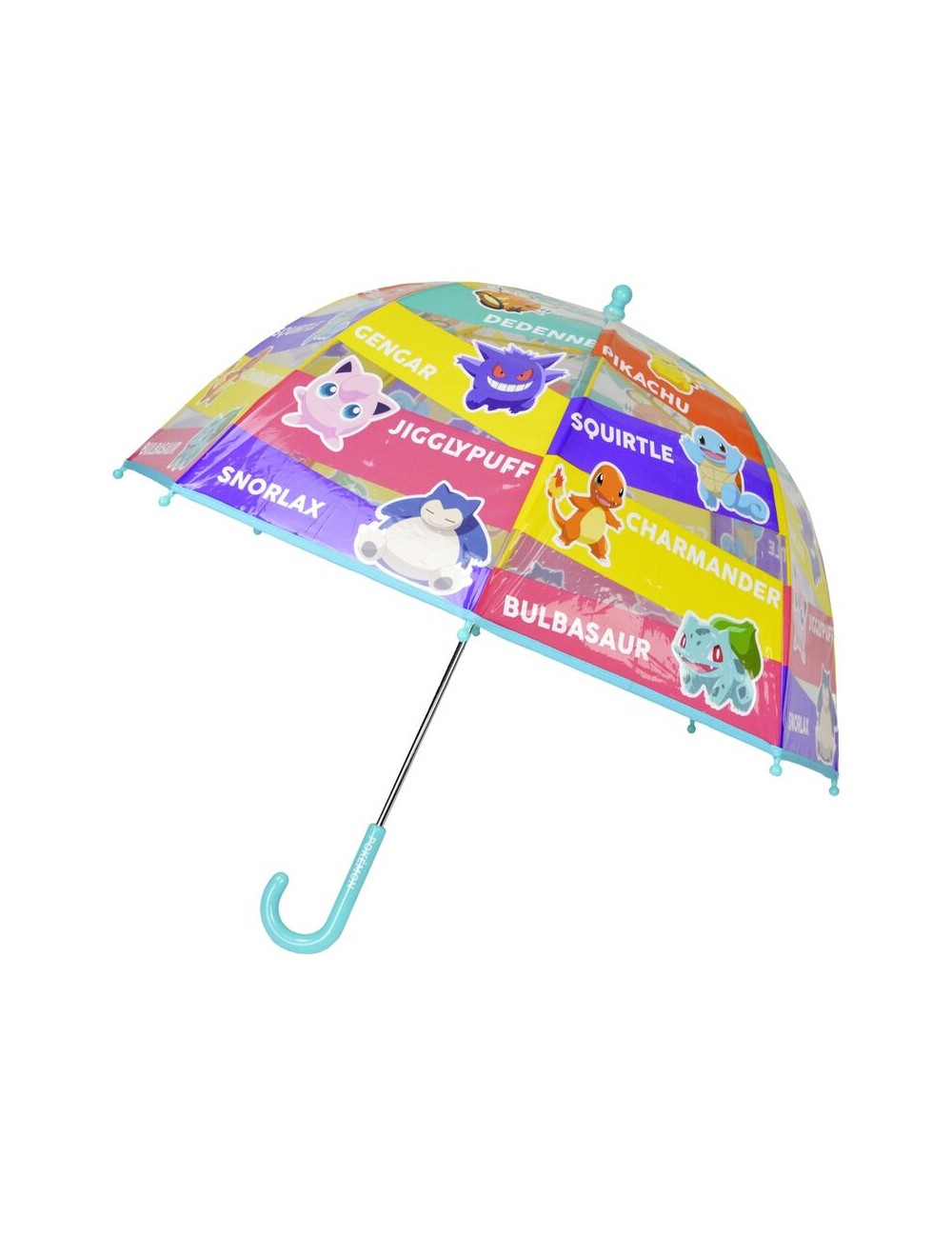 Paraguas manual transparente Pokemon 48cm