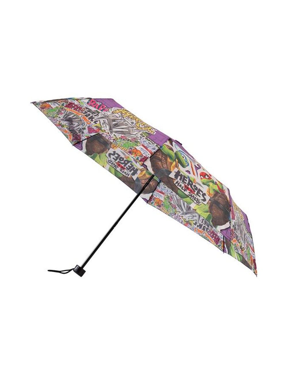 Paraguas plegable manual Tortugas Ninja 48cm