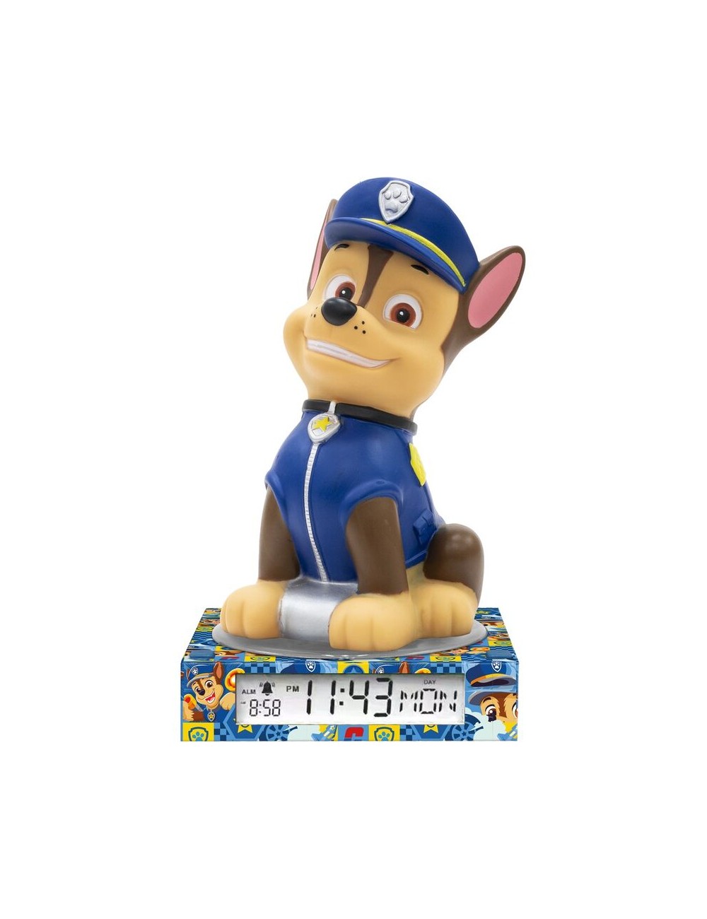 Lampara 3D con despertador Patrulla Canina Paw Patrol