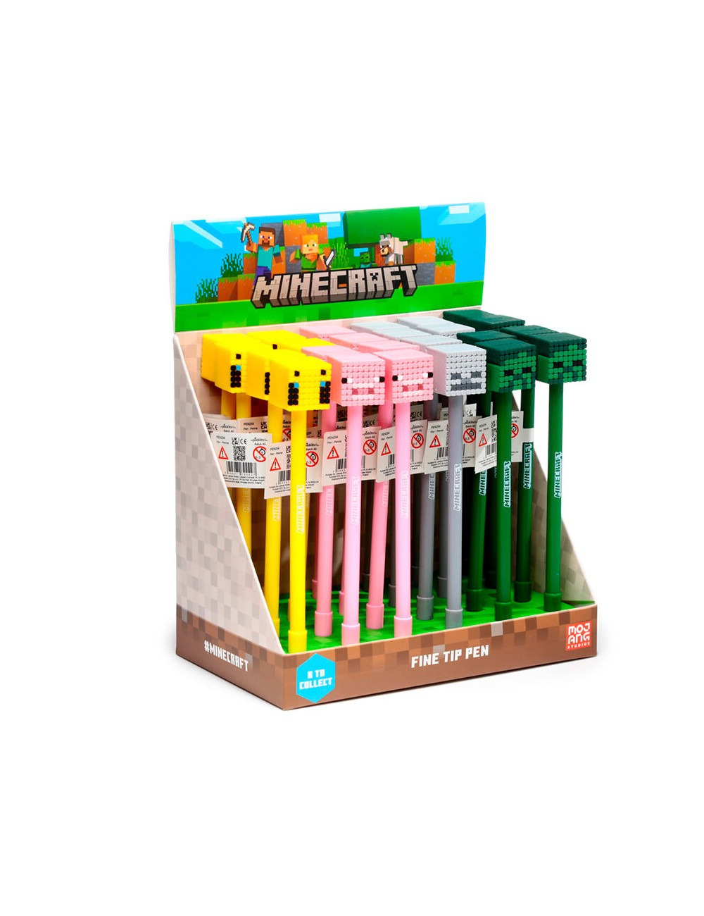 Boligrafo Minecraft surtido