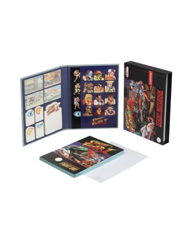 Cuaderno A5 premium Sticky notas Street Fighter