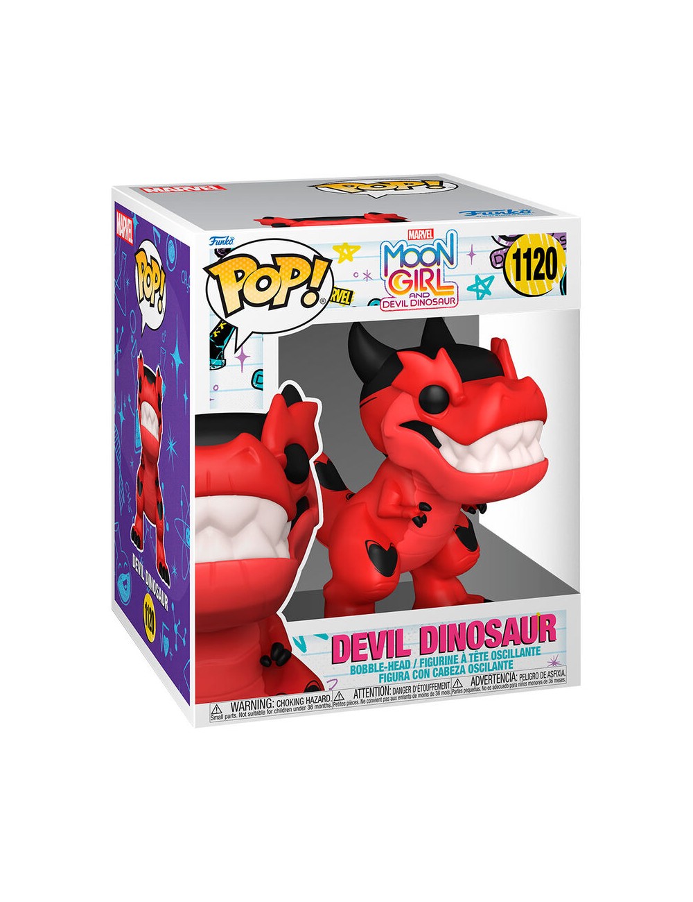 Figura POP Marvel Moon Girld and Devil Dinosaur Devil Dinosaur