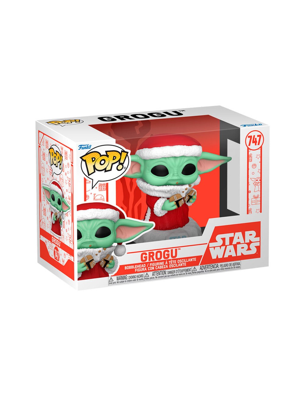 Figura POP Star Wars Grogu with Christmas Cookie