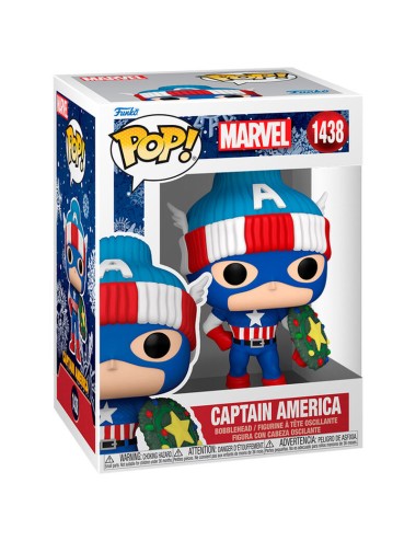Figura POP Marvel Capitan America Holiday