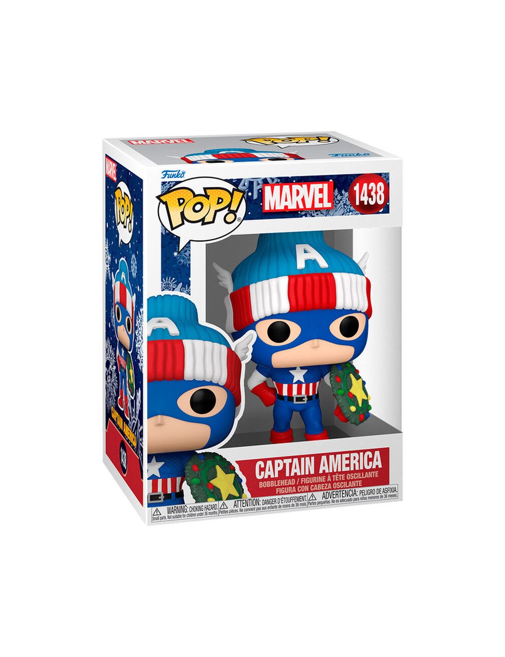 Figura POP Marvel Capitan America Holiday