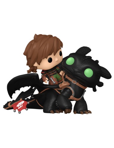 Figura POP Rides Deluxe Como Entrenar a tu Dragon 2 Hiccup with Toothless