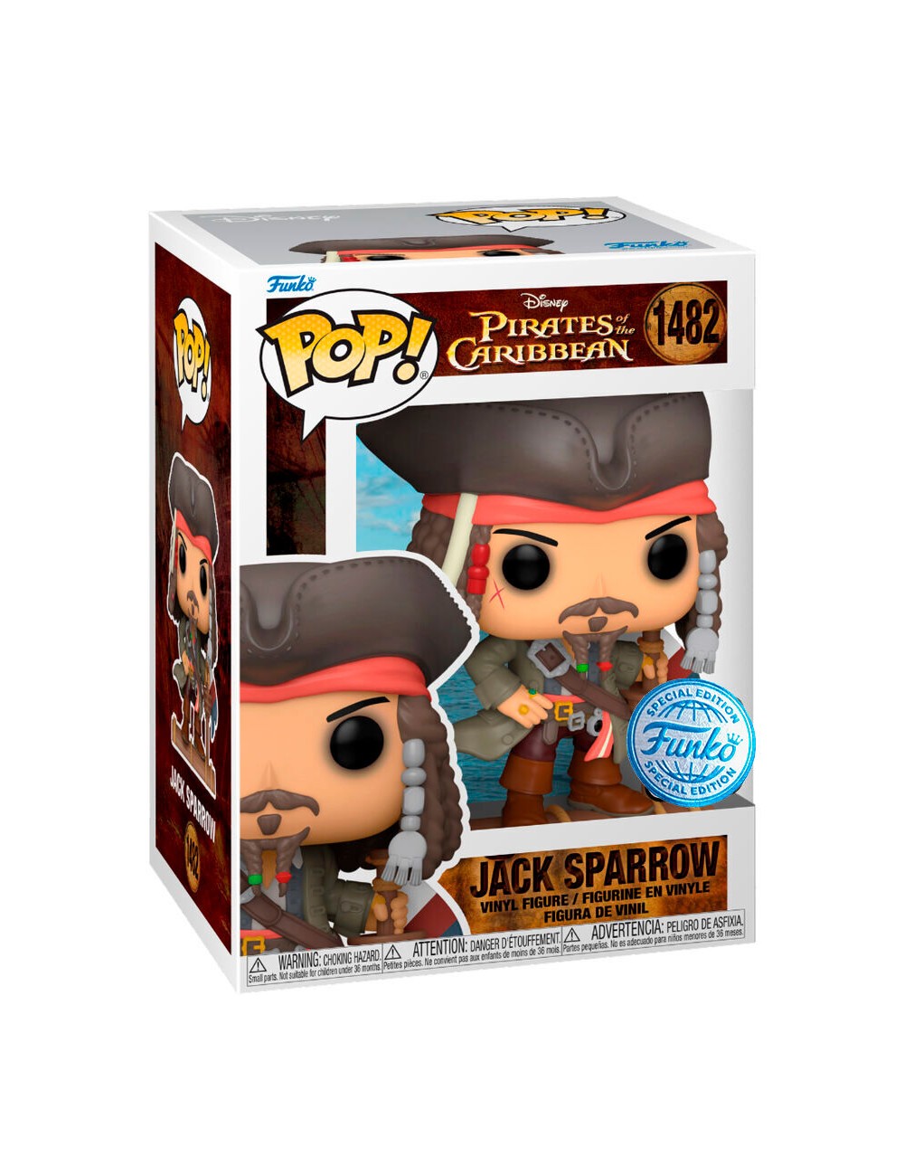 Figura POP Piratas del Caribe Jack Sparrow Exclusive