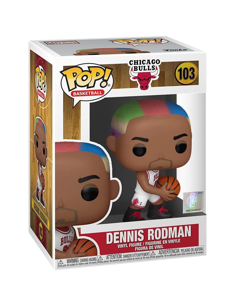 Figura POP NBA Legends Dennis Rodman Bulls Home