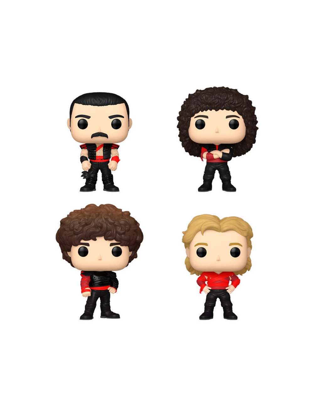 Figura Funko POP! Rocks: Queen - Radio Gaga (4 Pack)