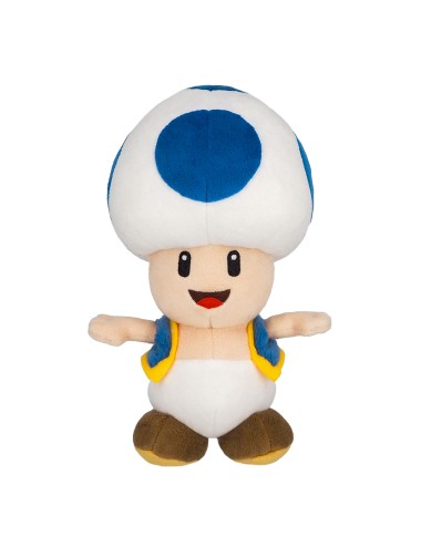 Nintendo Together+ - Peluche Super Mario All Star Collection: Toad Blue 20cm