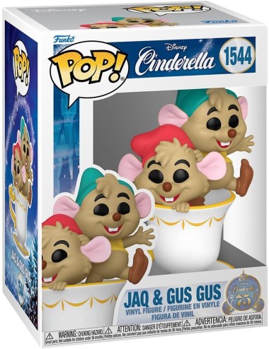 Figura Funko POP! Disney: Cinderella 75th Anniversary - Jack & Gus Gus 1544