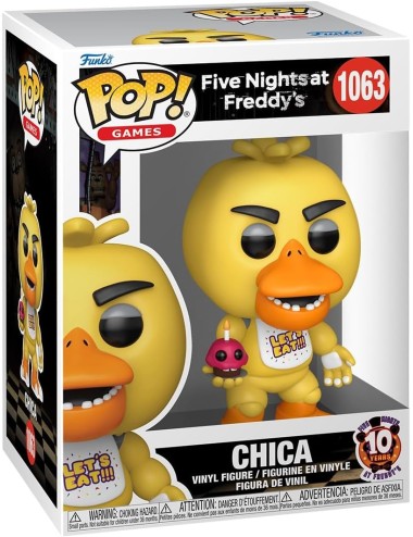 Figura Funko POP! Games: Five Nights at Freddy's 10 Years - Chica 1063