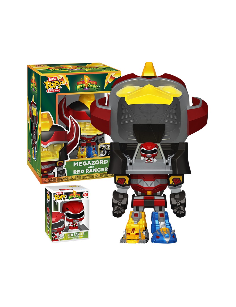 Figura Funko Bitty Bots: Power Rangers - Megazord (Funko POP! + Bitty POP!)