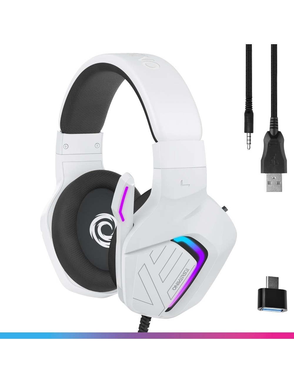 Oniverse - Gaming Headset Meteor - Frost White (Multiplataforma)