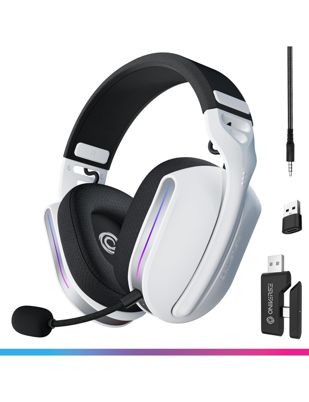 Oniverse - Wireless Gaming Headset Polaris - Celestial White (Sem Fios / Multiplataforma)