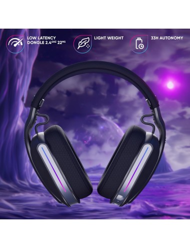 Oniverse - Wireless Gaming Headset Polaris - Eclipse Black (Sem Fios / Multiplataforma)