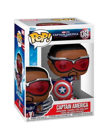 Figura Funko POP! Marvel Studios: Captaion America Brave New World - Captain America 1364