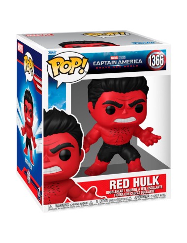 Figura Funko POP! Marvel Studios: Captain America Brave New World - Red Hulk (Oversized) 1366