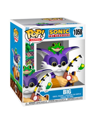 Figura Funko POP! Games: Sonic The Hedgehog - Big (Super Sized / 15cm) 1058