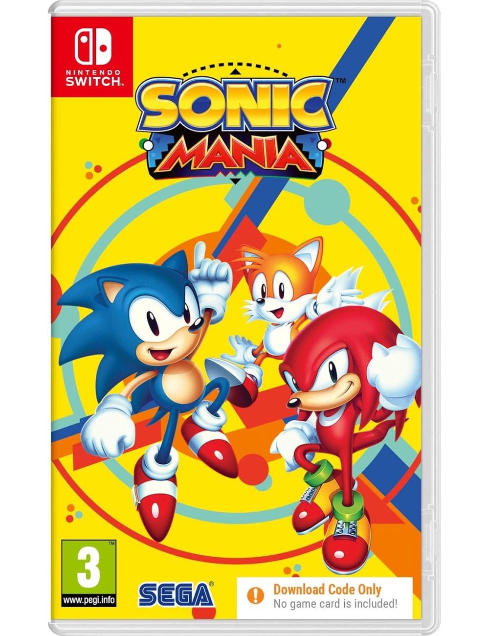 Sonic Mania (Código na Caixa) Nintendo Switch