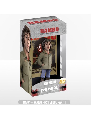 Figura Minix Movies: Rambo First Blood Part II - Rambo 139