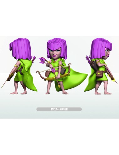 Figura Minix Video Games: World of Clash - Archer 108