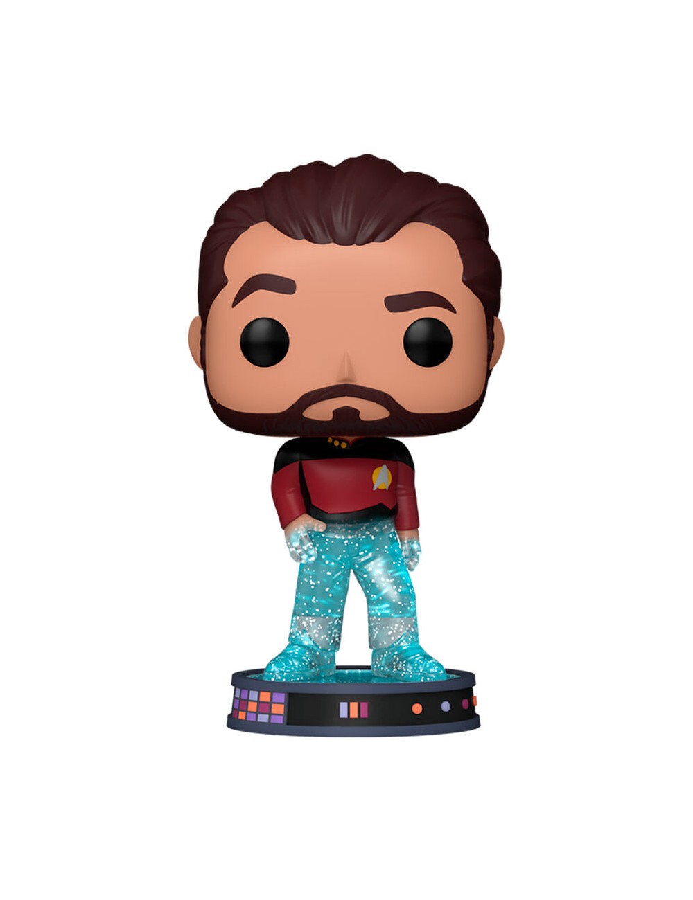Figura Funko POP! Television Plus: Star Trek Transporter - William T. Riker (Glitter) 1688