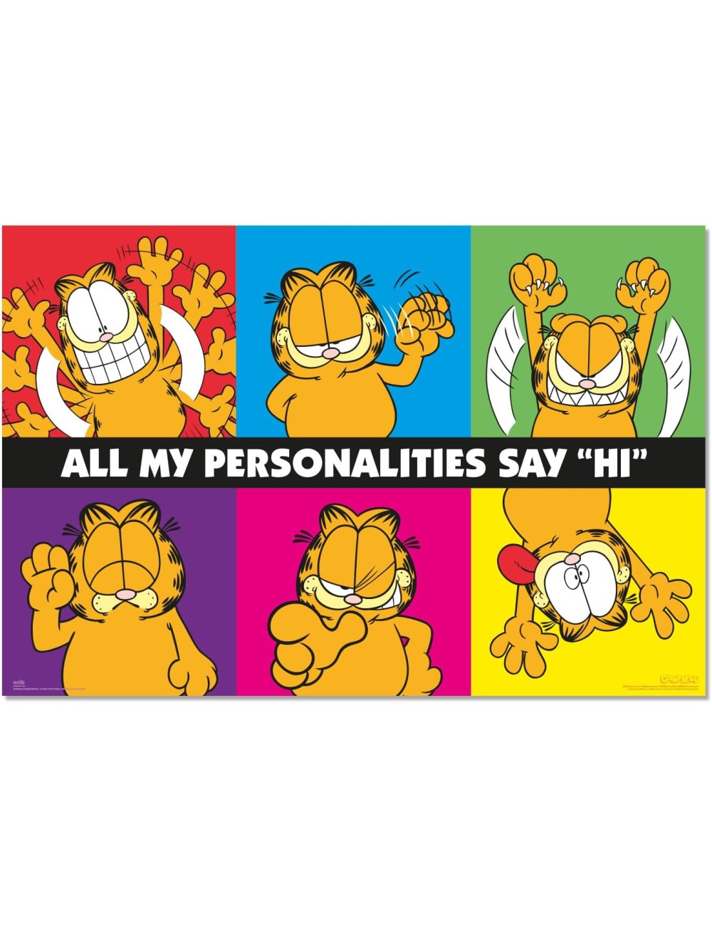 Poster - Garfield Personalities