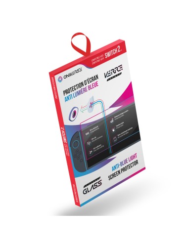 Película Protetora de Ecrã Nintendo Switch 2 - Oniverse Tempered Glass Anti Blue Light