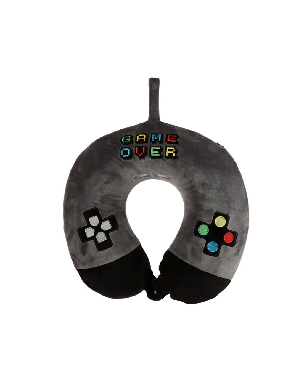 Almofada de Viagem com Memória em Pelúcia Relaxeazzz - Game Over