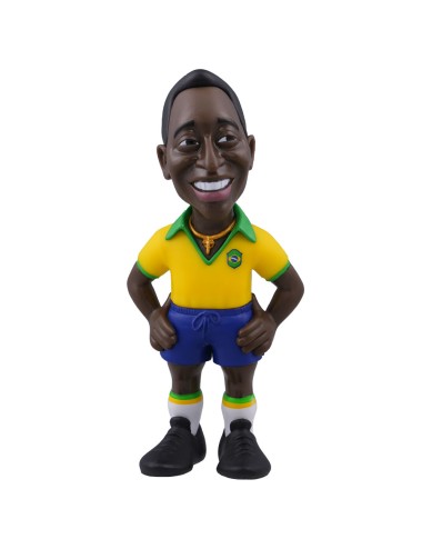 Minix - Football Stars 110A - Figura PVC 12 cm - Football Legend - Brazil 1st Kit Pele