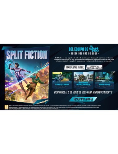 Split Fiction Nintendo Switch 2 (Código na Caixa)