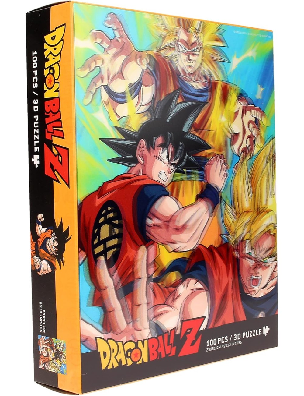 Puzzle Lenticular 3D Effect - Dragon Ball Z: Goku Super Saiyan (100 peças)