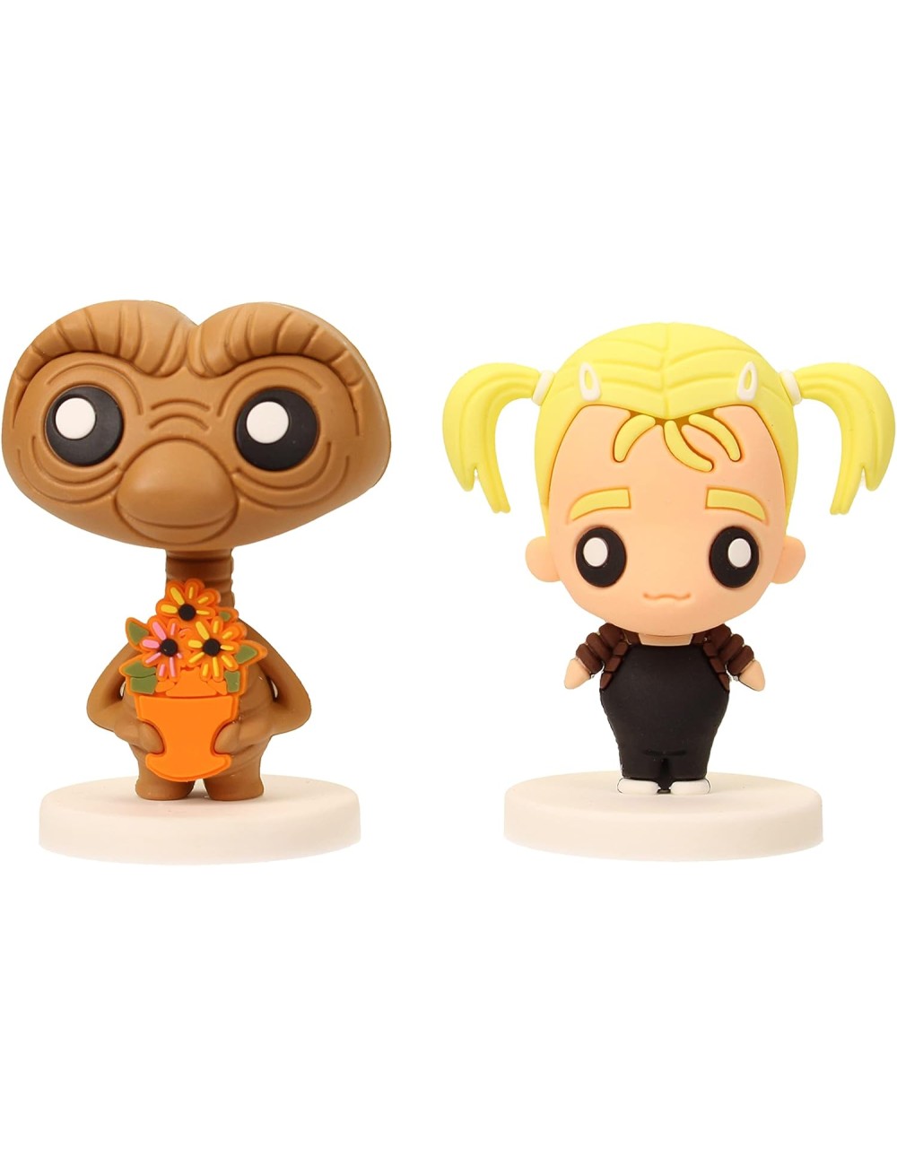 Set 2 Figuras SD Toys Mini Rubber Figures - E.T. the Extra-Terrestrial: E.T.& Gertie