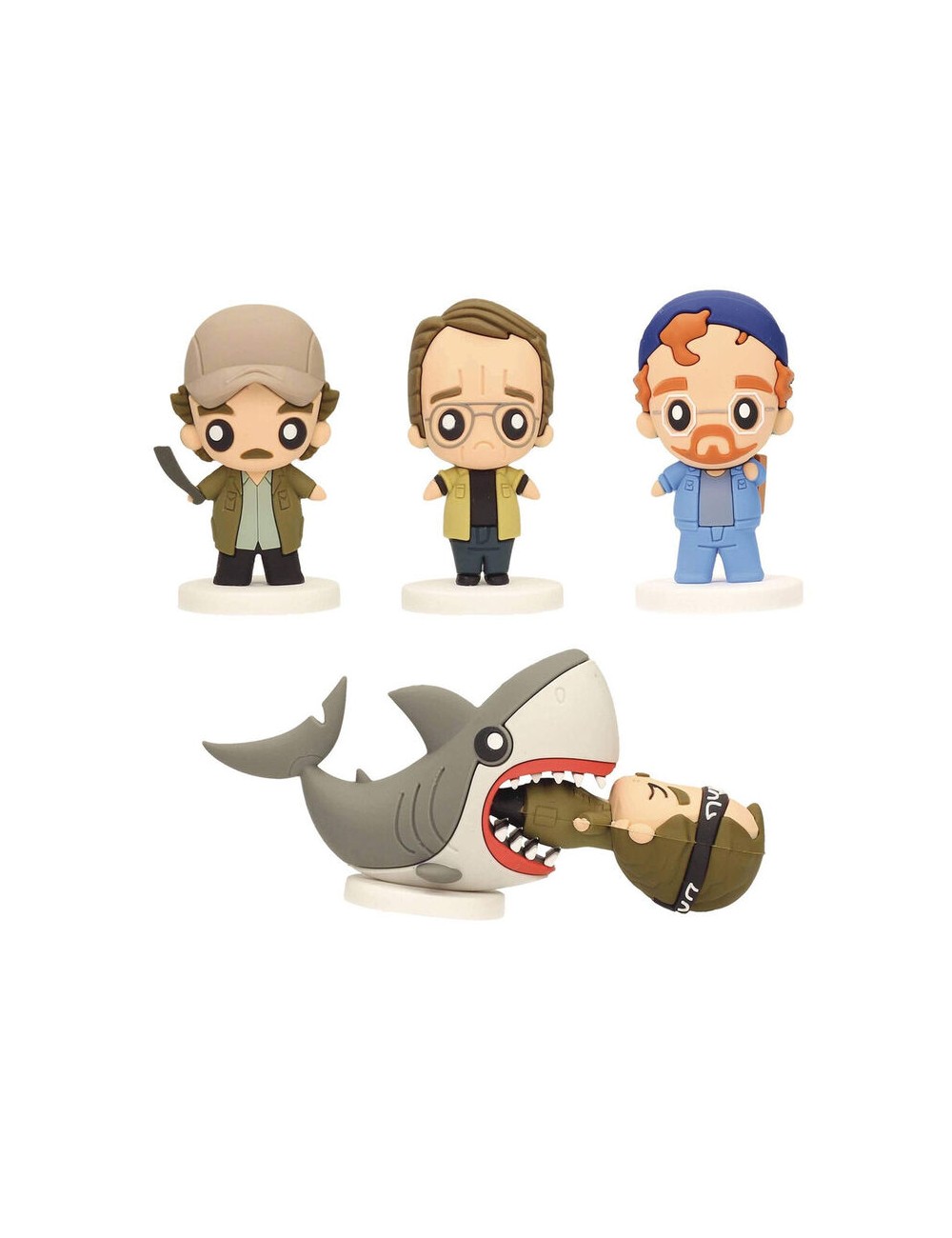 Set 4 Figuras SD Toys Mini Rubber Figures - Jaws