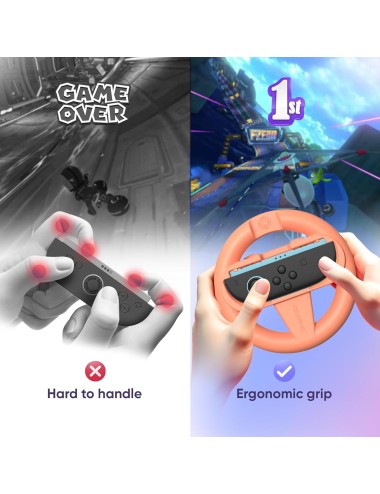 Oniverse Pack 2 Racing Wheels - Nintendo Switch 2 (Orange / Blue)