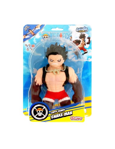 Figura Elastikorps Fighter - One Piece: Luffy Snakeman (13cm)