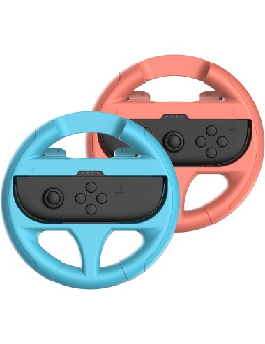 Subsonic Pack 2 Racing Wheels - Nintendo Switch 2 (Red / Blue)