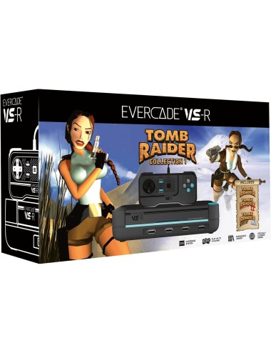 Evercade VS-R: Consola Retro + Tomb Raider Collection 1