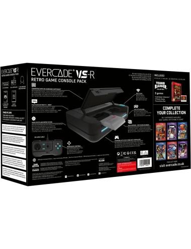 Evercade VS-R: Consola Retro + Tomb Raider Collection 1